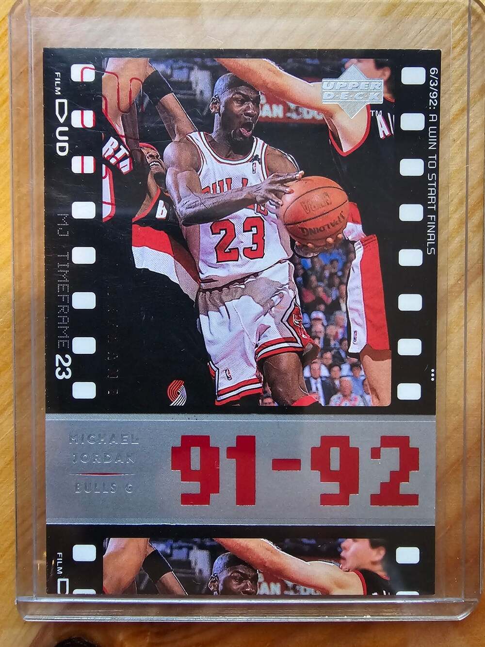 Michael Jordan 1998 Upper Deck Timeframe 23 #59 - Chicago Bulls - 91-92 - NBA